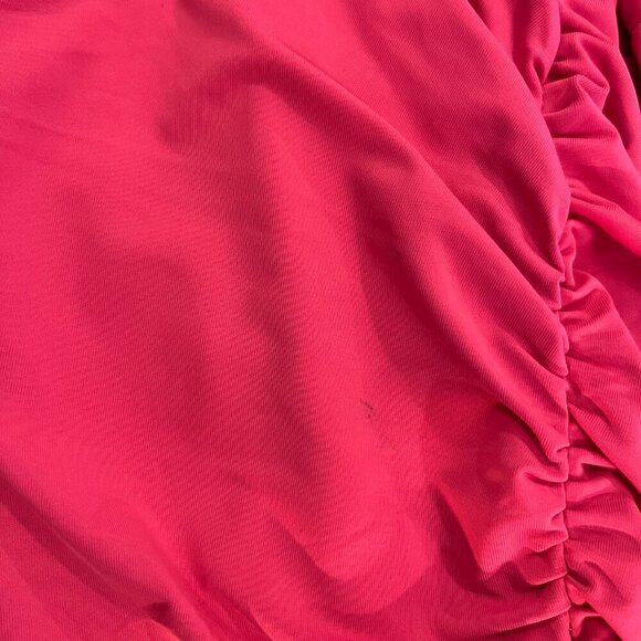 Thirty Thirty Women's Pink Ruched Mini Dress - Juniors Large - NWT - Picture 6 of 6